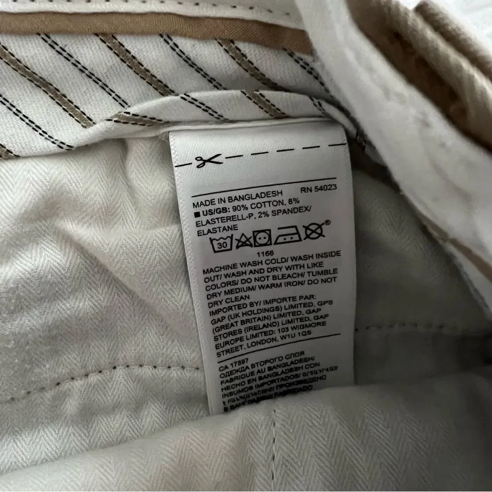 Banana Republic Men’s Mason Athletic Chinos size 30 x 32